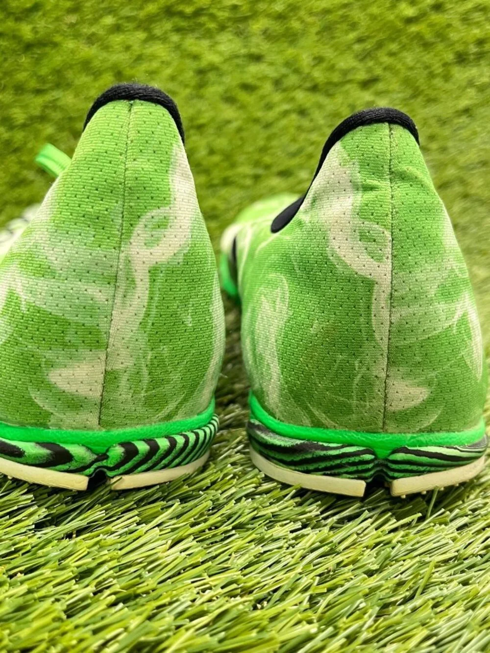 Brooks Mach 15 Mens Size‎ 10 Green Black Running Track Field Shoes Sneakers